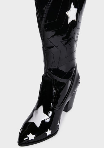 Star Space Cowgirl Boots