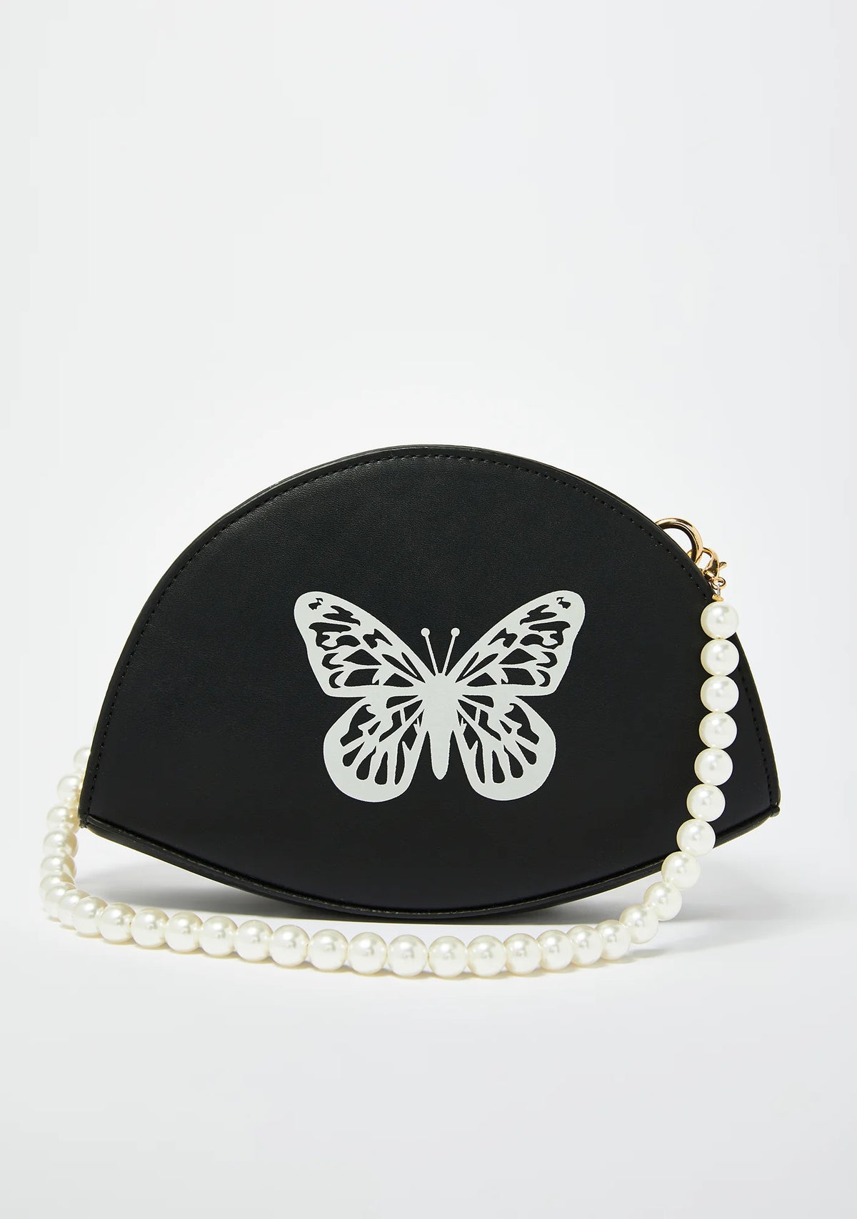 Pearly Dates Butterfly Crossbody Handbag