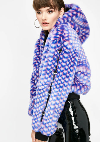 Shades Of Funk Furry Jacket