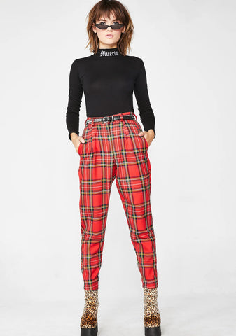 Plaid Aubrey Classic Trousers