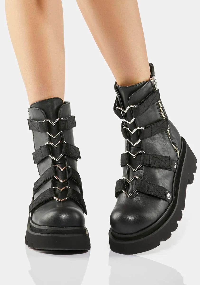 Renegade-50 Heart Combat Boots
