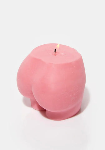 Large Baby Pink Derriere Candle