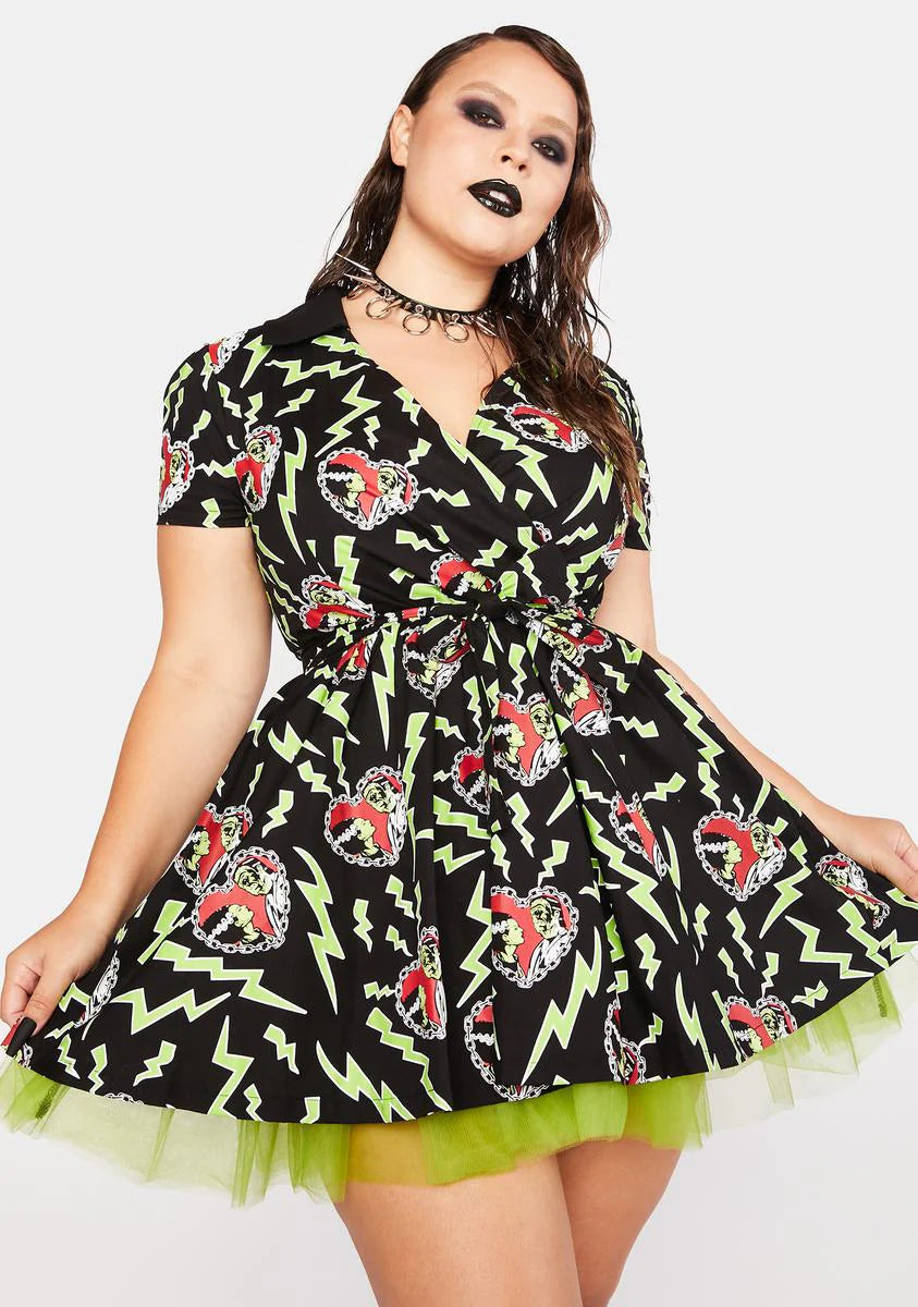 Wild Electric Love Fit N' Flare Dress