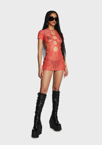 Eternal Appeal Mini Dress - Red