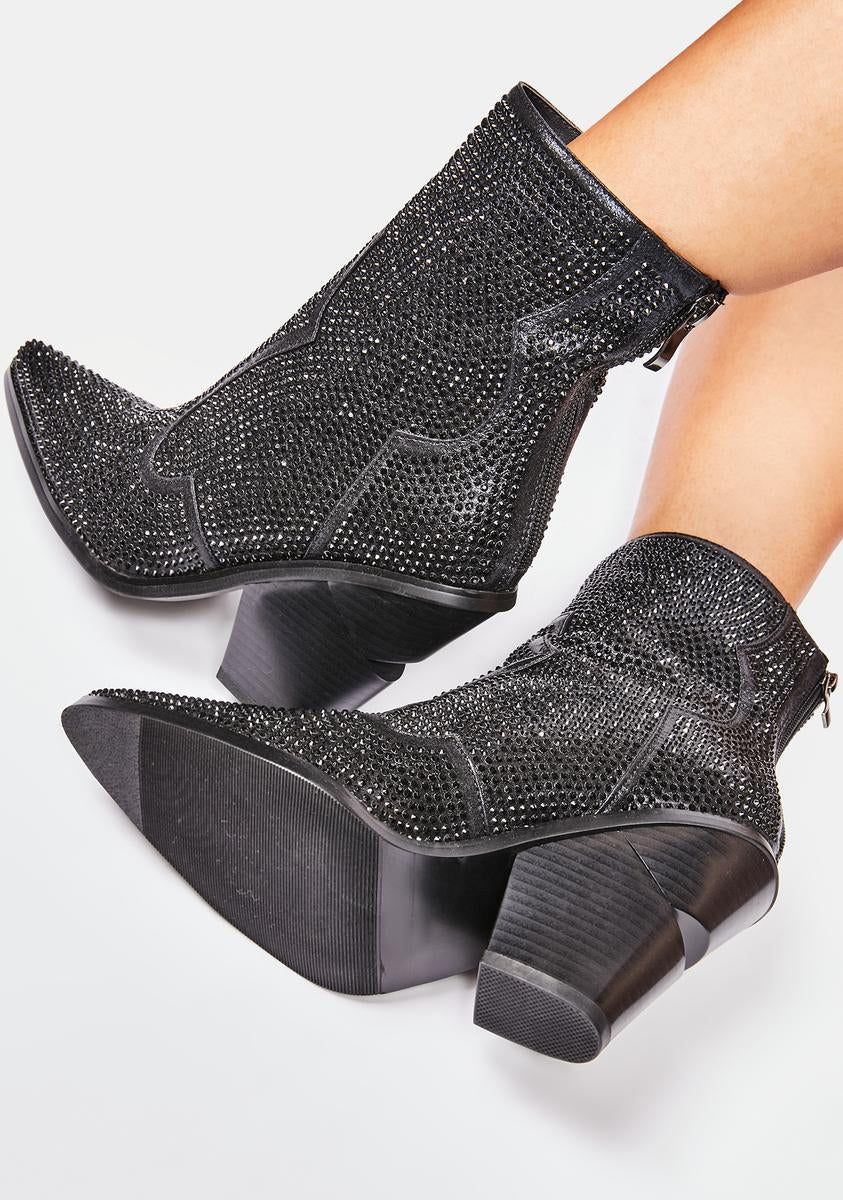 Show Some Love Rhinestone Boots