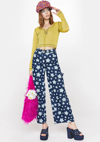 National Anthem Wide Leg Jeans