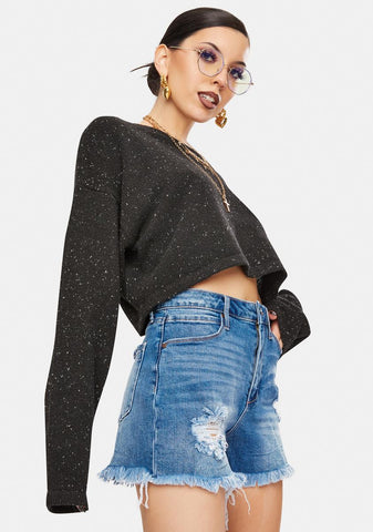 Kona Meredith Distressed Denim Shorts