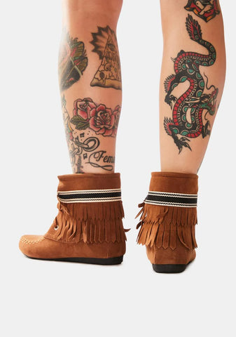 Rust Takin' It Easy Slipper Boots