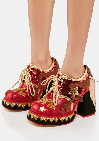 Tazmanian Whirlwind Oxfords