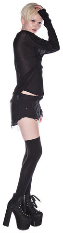 Slinky Grandpa Jersey Top - White