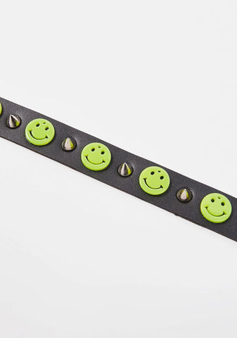 Smiling Is Overrated Spike Choker