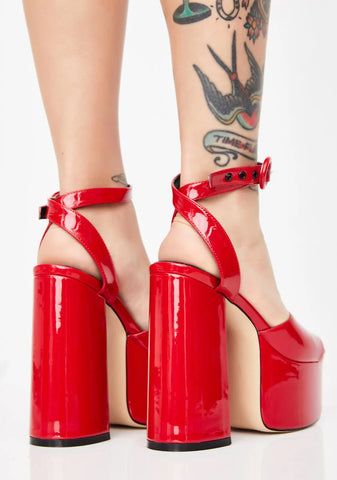 Chick Flick Patent Heels