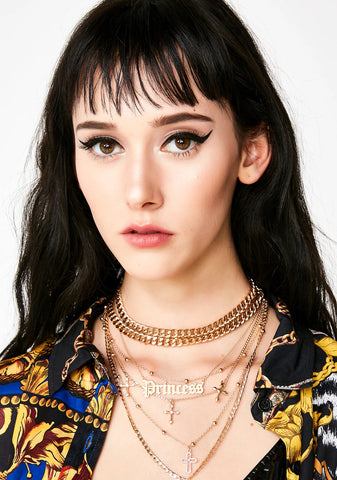 Stay Golden Chain Choker