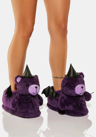 You're Fang-tastic Bear Slippers