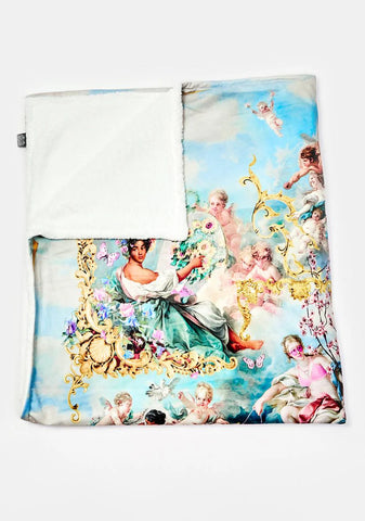 Divine Lush Opulence Fleece Throw Blanket