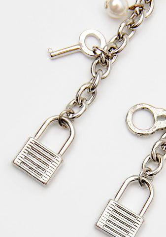 Fancy Some Lovin' Lock Earrings