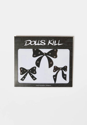 Bow Out Face Stickers