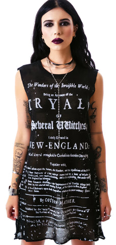 Witch Tryal Top - Black