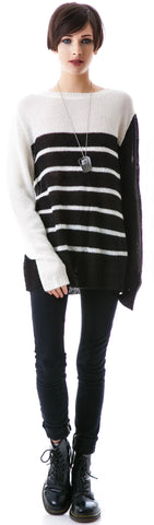 Spider Web Long Sleeve Knit