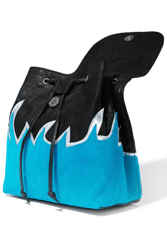 Blue Flame Mini Backpack