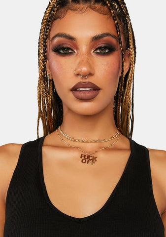 Respectfully Layered Necklace