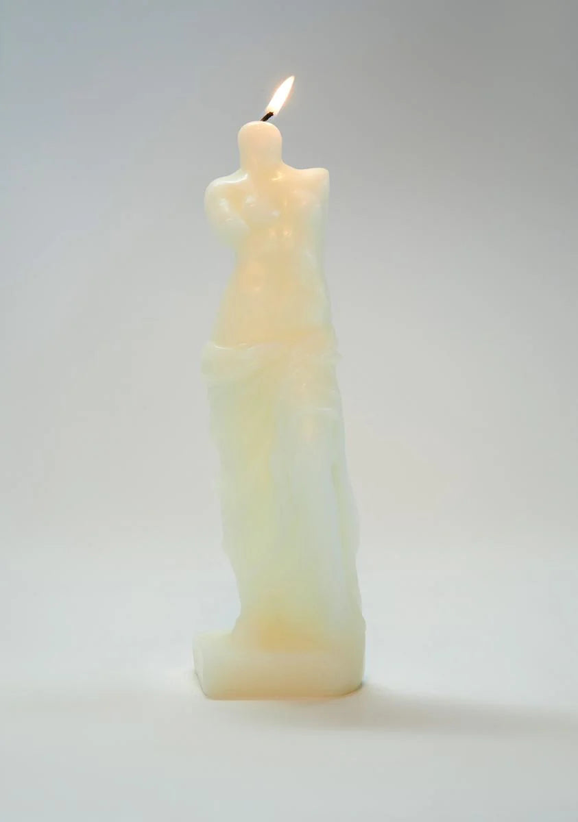 Mysterious Masterpiece Roman Statue Candle