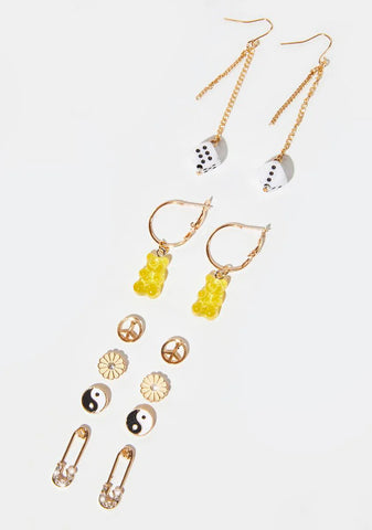 Perfect Pieces Charm Earring Set