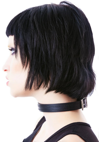 Strap Tease Leather Choker
