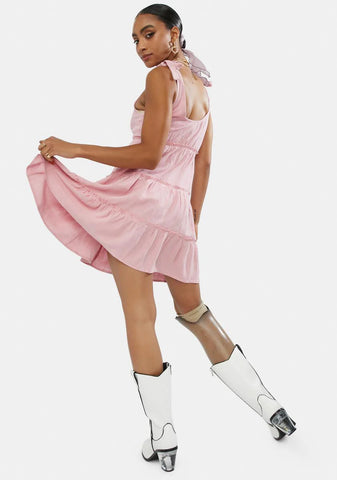 Rose Hanging On To Hope Mini Dress