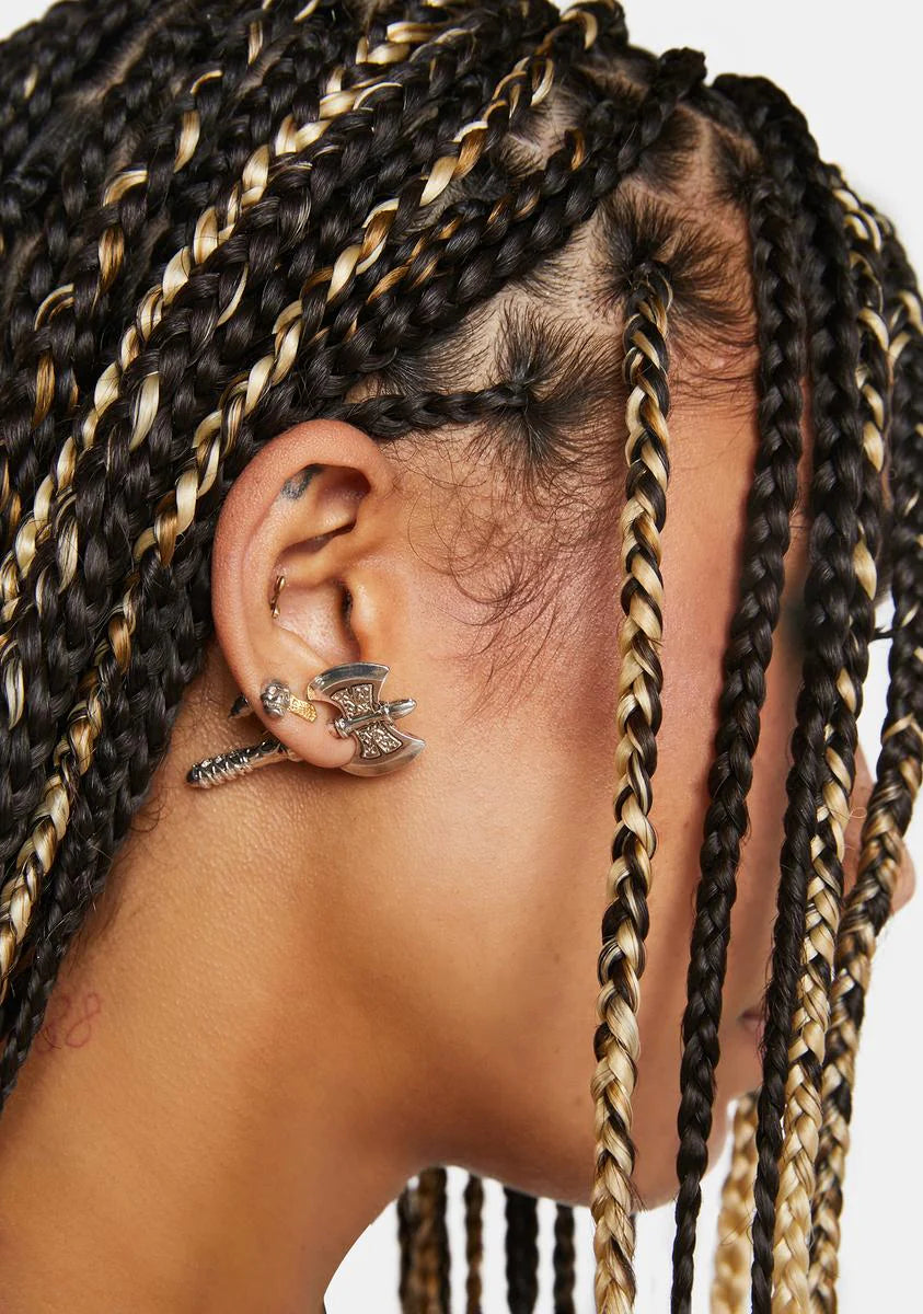 Compression Axe Earrings