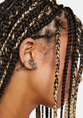 Compression Axe Earrings