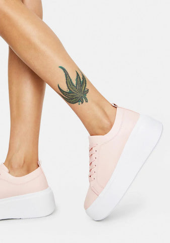 No One Deserves You Platform Sneakers