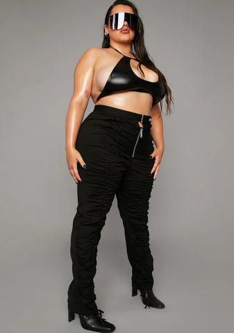 Babe Look At Me Now Ruched Pants