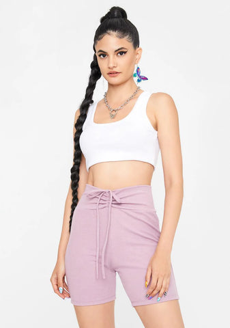 Extra Best Drawstring Waist Biker Shorts