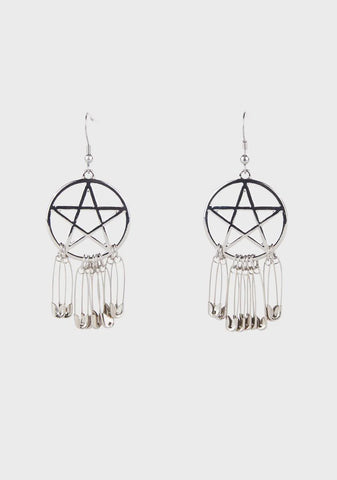 Twisted Rush Drop Earrings