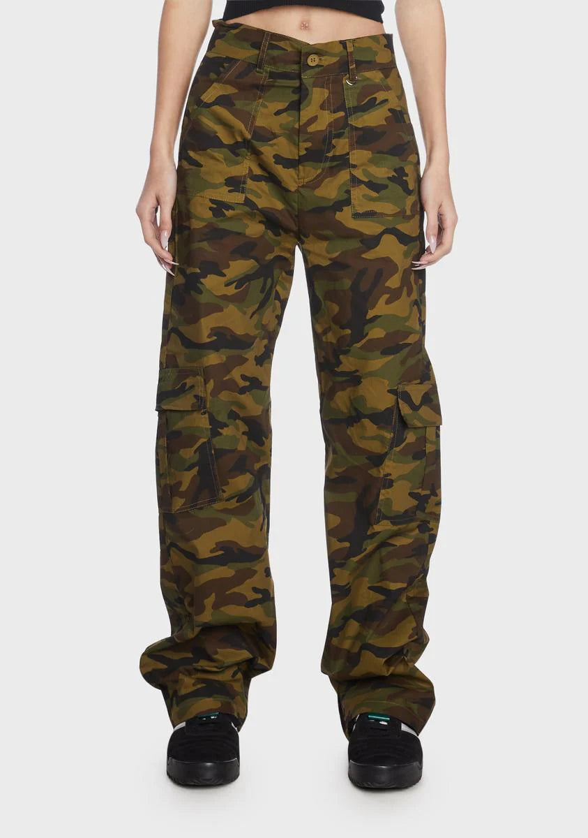 Baggy Camo Cargo Pants