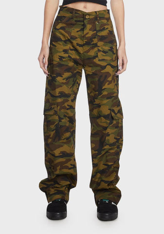 Baggy Camo Cargo Pants