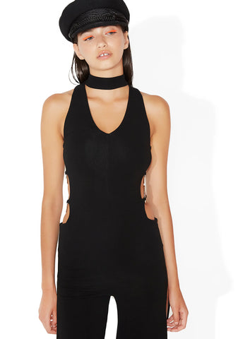 Ladies Night Cut-Out Jumpsuit