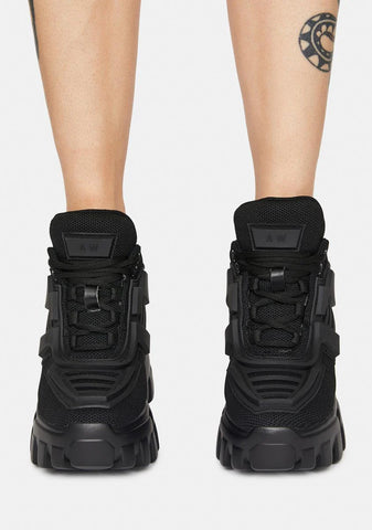 Blackout Psycho Candy Platform Sneakers