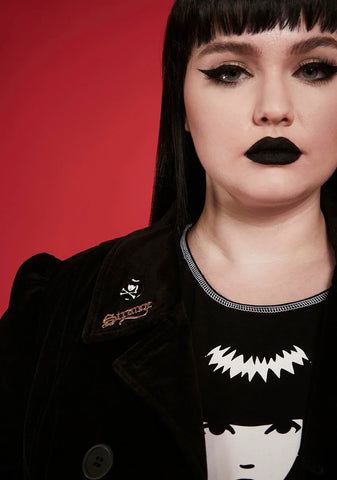 Plus Better By Night Double Breasted Peacoat