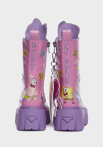 Bikini Bottom Besties Combat Boots