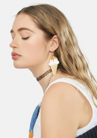 Sweet Scoop Ice Cream Earrings