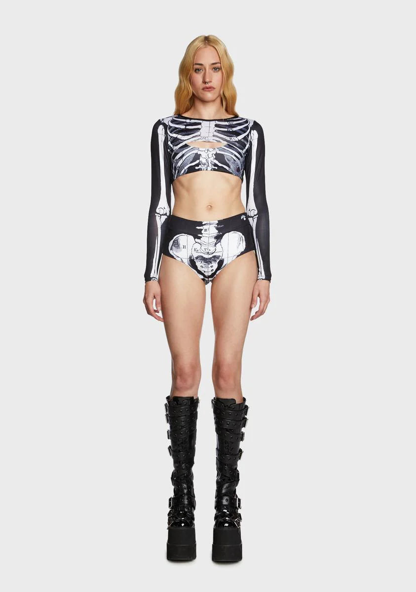 Skeleton Surf Bikini Set
