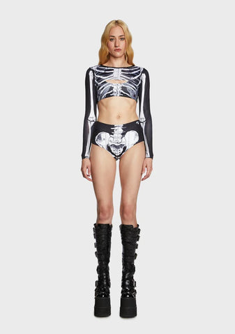 Skeleton Surf Bikini Set