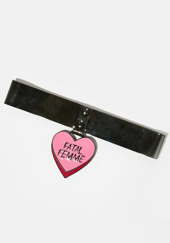 Femme-Powered Heart Choker