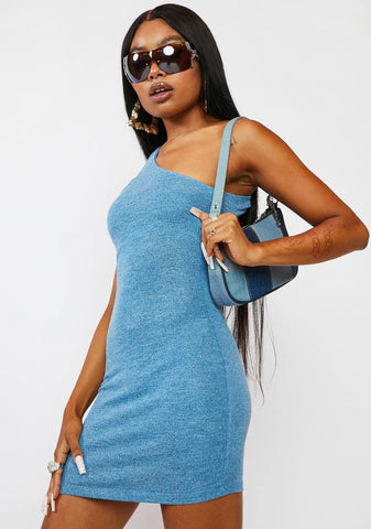 Last Call Fuzzy Mini Dress