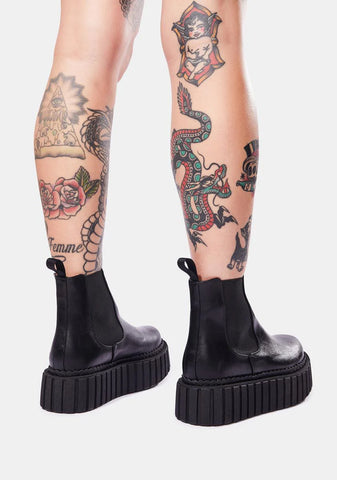 Pls Cut it Out Ankle Boots