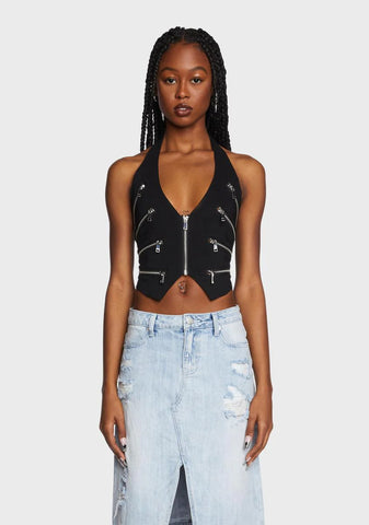 Unwritten Zipper Top