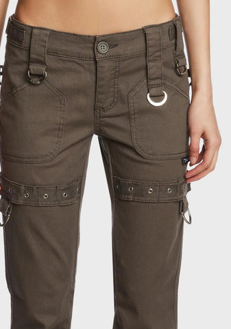 Super Eyelet Low Waist Pants