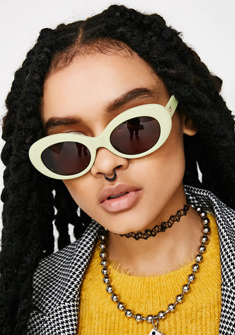 The Love Tempo Matte Avocado Sunglasses